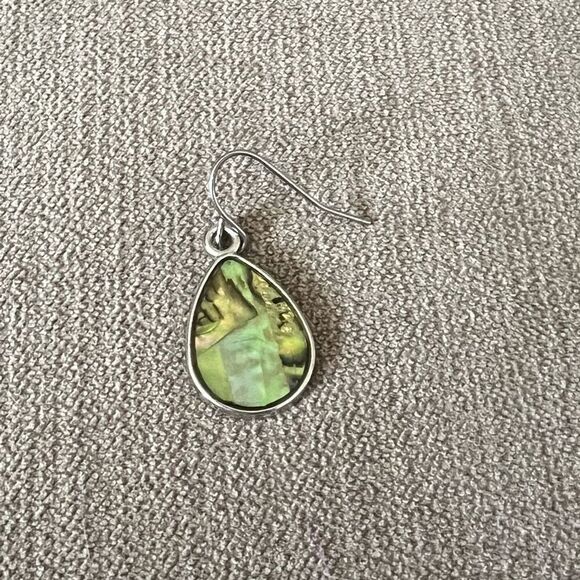 Bundle Sale 3 for $15 | Abalone Shell | Silver Tone Dangle Earrings - Picture 5 of 8